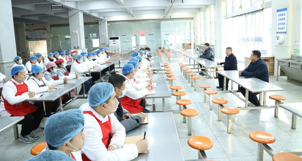 临沂电力学校召开学生食堂工作现场会